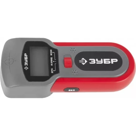 Тестер ЗУБР многофункц,с ЖК дисплеем,автоматич калибровка,детектор Me(до40мм),провода под напряжением(50мм),дерева(20мм) 59712 купить в Ижевске