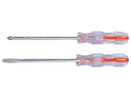 Отвертка Сrystal SL5,0 х 150 мм прозрачная рукоятка углерод. сталь SPARTA 134013 купить в Ижевске