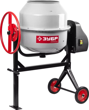Бетоносмеситель ЗУБР, чугунный венец, 180л, 650Вт ЗБСЭ-180 купить в Ижевске