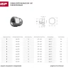 Гайка ЗУБР "МАСТЕР" колпачковая DIN 1587, оцинкованная,  M12, 5кг 303680-12 купить в Ижевске