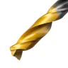 Сверло спиральное по металлу Denzel 9 x 125мм, Р6М5, Golden Tip, многогранная заточка, 718284 купить в Ижевске