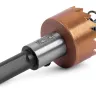 HSS-TiN коронка MESSER  25мм с центр. сверлом и толкающей пружиной для  лист. материала  до 2 мм ц/х купить в Ижевске