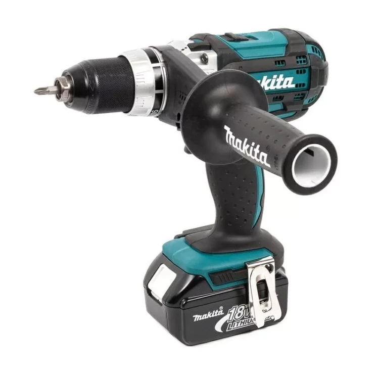 Аккумуляторная ударная дрель-шуруповерт Makita DHP458RFE купить в Ижевске