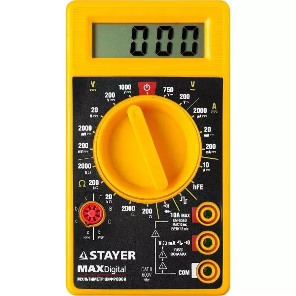 Мультиметр STAYER "MASTER" MAXDigital цифровой 45306 купить в Ижевске