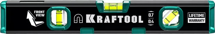 Профессиональный магнитный уровень с зеркальным глазком KRAFTOOL 34784 купить в Ижевске
