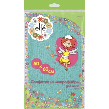 Салфетка из микрофибры для пола синяя 500х600 мм Elfe 92332 купить в Ижевске