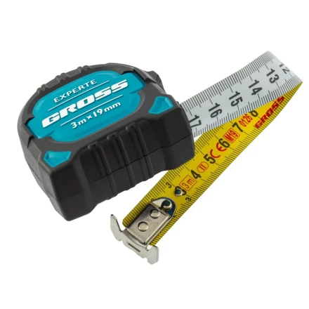 Рулетка Experte, 3 м x 19 мм, двухкомпонентный корпус, магнит, двухсторонняя разметка, нейлон Gross 32574 купить в Ижевске