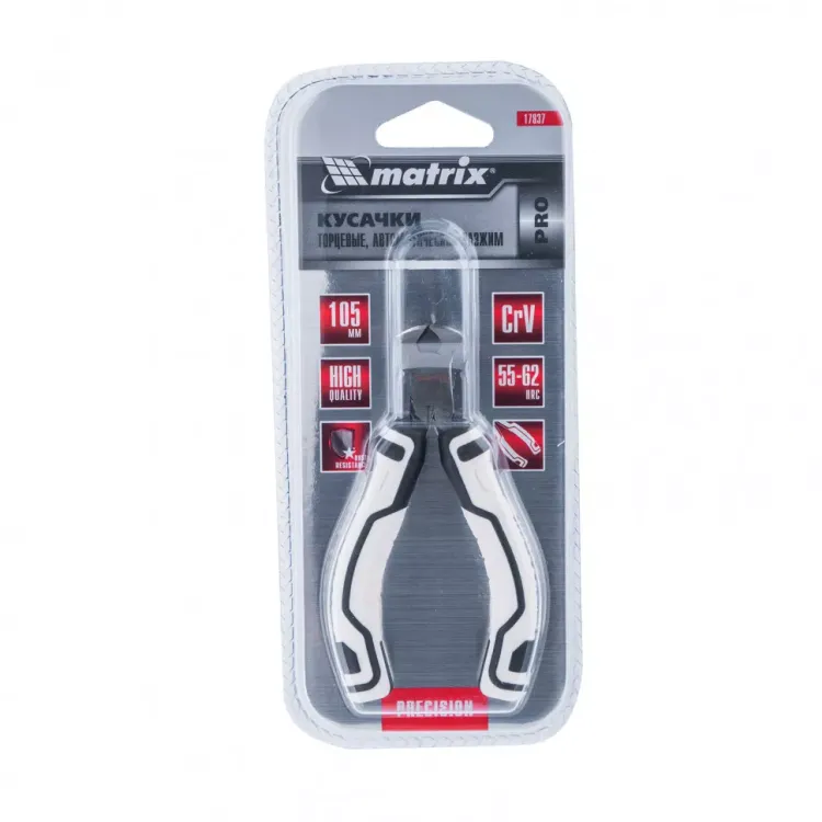 Кусачки торцевые Mini 105 мм авторазжим Pro Matrix 17837 купить в Ижевске