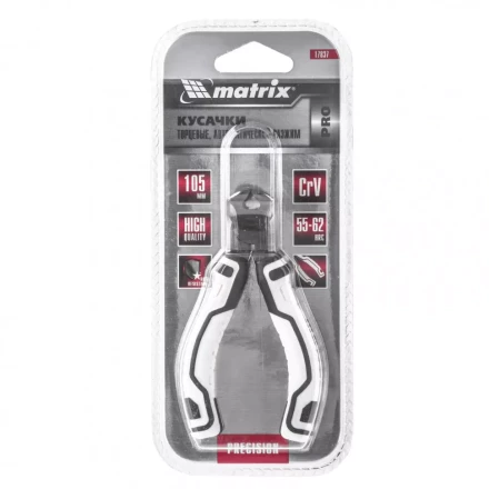 Кусачки торцевые Mini 105 мм авторазжим Pro Matrix 17837 купить в Ижевске