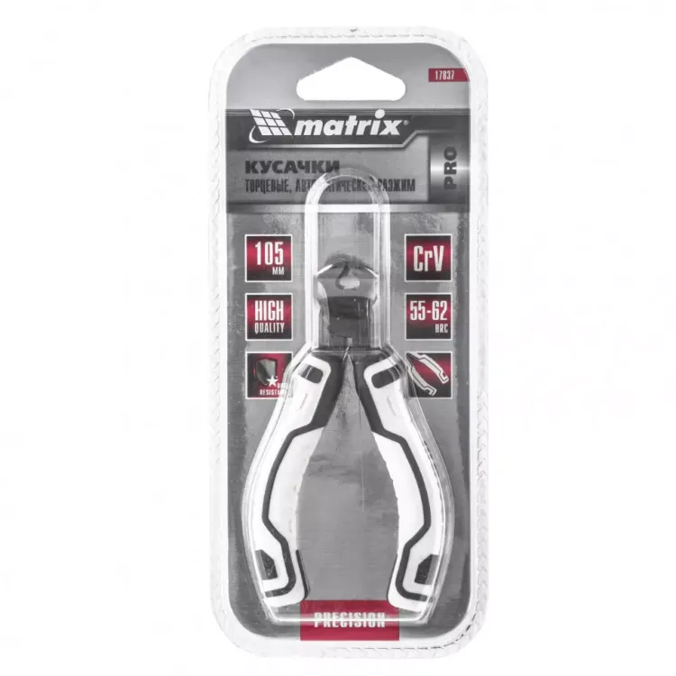 Кусачки торцевые Mini 105 мм авторазжим Pro Matrix 17837 купить в Ижевске