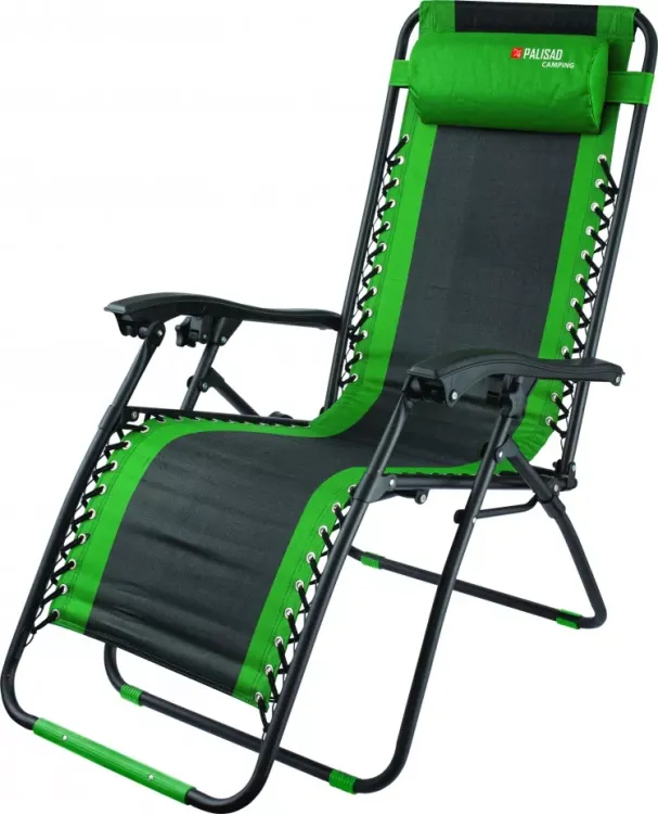 Кресло-шезлонг складное многопозиционное 160х63,5х109cм Camping Palisad 69606 купить в Ижевске