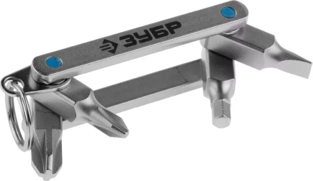 Мультитул ЗУБР&quot;ЭКСПЕРТ&quot;для горнолыжного и сноубордического снаряжения,суперкомпактный, HEX,SL 5 мм,PH №2,PZ № 3,4-в-1 27427-H4 купить в Ижевске