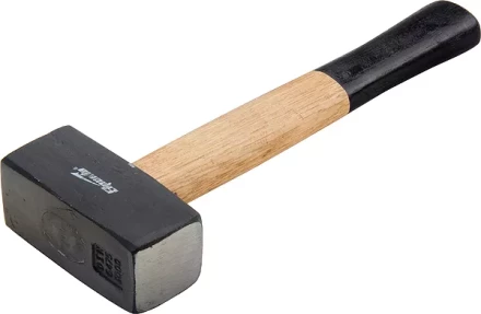 Кувалда 2000 г кованая головка деревянная двухцветная рукоятка SPARTA 10909 купить в Ижевске