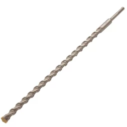 Бур по бетону Denzel, 18 x 460 мм, двойная спираль, три пылеотводящие кромки, 705045