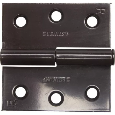 Петля дверная STAYER "MASTER" разъемная, цвет коричневый, правая, 75мм 37613-75-3R купить в Ижевске