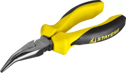 Тонкогубцы STAYER &quot;PROTech&quot; изогнутые, эксцентриковое расположение шарнира, 160мм 22027-4-16_z02 купить в Ижевске
