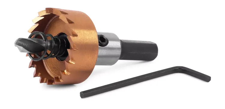 HSS-TiN коронка MESSER  26мм с центр. сверлом и толкающей пружиной для  лист. материала  до 2 мм ц/х купить в Ижевске