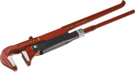 Ключ трубный ЗУБР &quot;МАСТЕР&quot; рычажный, прямые губки, цельнокованный, № 1, 1&quot; 27314-1 купить в Ижевске