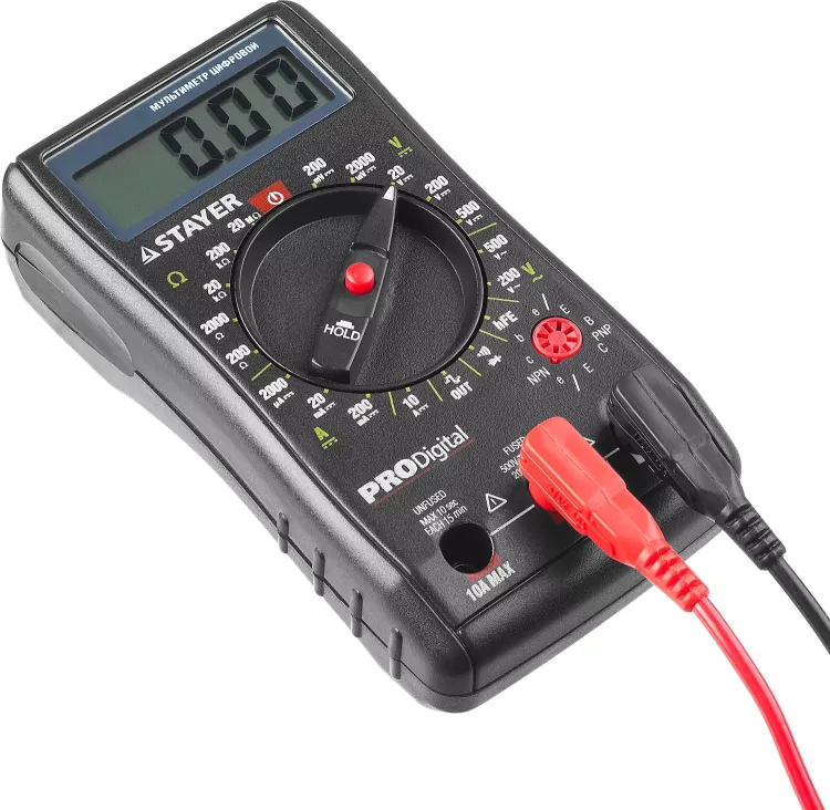 Мультиметр STAYER "PROFESSIONAL" PRODigital цифровой 45310 купить в Ижевске