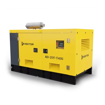 Дизельный генератор Vektor AD-20Y-T400 в шумозащитном кожухе с АВР купить в Ижевске