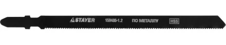 Полотна STAYER &quot;STANDARD&quot;, T318A, для эл.лобзиков, HSS, по цв. мeт, фрезер.развед, тонколист сталь, EU, T318A, 110/1,2мм, 2шт 159486-1.2 купить в Ижевске