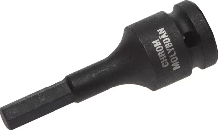 Торцовая головка KRAFTOOL &quot;INDUSTRIE QUALITAT&quot; ударная (1/2&quot;), HEX, Cr-Mo, фосфатированная, H8 27950-08_z01 купить в Ижевске