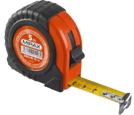 Рулетка MIRAX, обрезиненный пластиковый корпус, 5м/18мм 34011-05-18_z01 купить в Ижевске