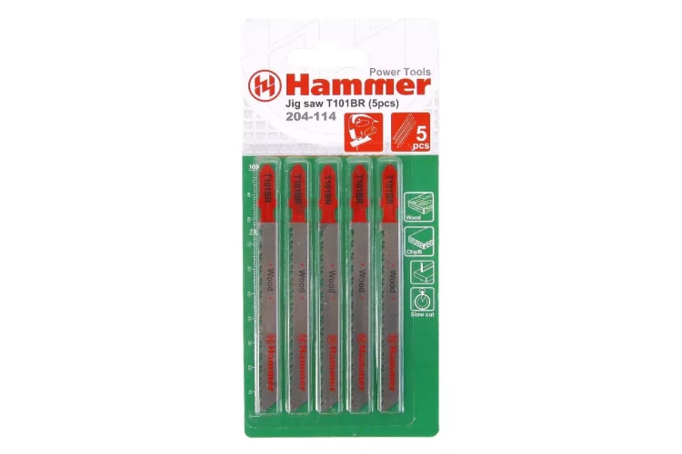 Пилки для лобзика HAMMER JG WD T101BR (5шт.) купить в Ижевске