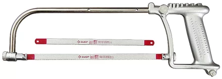 Набор ЗУБР Ножовка &quot;СОЮЗ&quot; многоф. 3-в-1: по металлу, кафелю, стеклу, приспособ. для отлома, в компл 2 полотна по металлу 4-15727 купить в Ижевске