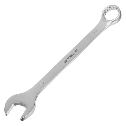 Набор ключей комбинированных Stels 15421, 6-22 мм, 12 шт, CrV, матовый хром купить в Ижевске