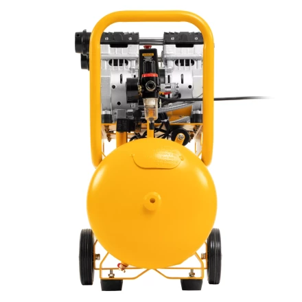 Компрессор безмасляный, малошумный Denzel DLS 1500/50, 1500 ВТ, 2x750, 50 л, 260 л/мин купить в Ижевске