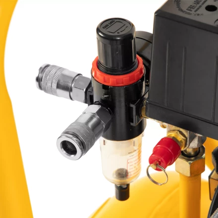 Компрессор безмасляный, малошумный Denzel DLS 1500/50, 1500 ВТ, 2x750, 50 л, 260 л/мин купить в Ижевске