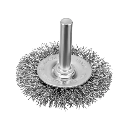 Набор щеток для дрели, 1 Плоская 50мм, 2 Чашки 25-50мм, шпилька, нерж. вит. проволока Denzel 74491 купить в Ижевске