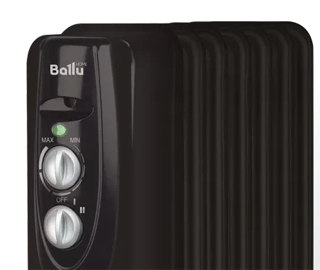 Маслянный радиатор обогреватель электрический BALLU Classic black BOH/CL-07BRN 1500 купить в Ижевске