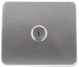 Розетка СВЕТОЗАР &quot;ГАММА&quot; телевизионная, без вставки и рамки, цвет светло-серый металлик SV-54115-SM купить в Ижевске