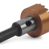 HSS-TiN коронка MESSER  27мм с центр. сверлом и толкающей пружиной для  лист. материала  до 2 мм ц/х купить в Ижевске