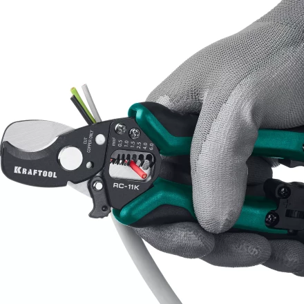 Кабелерез RC-11K со съемником изоляции 3в1 22696-3 купить в Ижевске