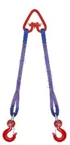 Строп текстильный двухветвевой 2СТ 8 т L=3.5 м SF7 180 мм Звено РТ-3 купить в Ижевске