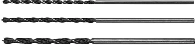 Набор сверл спиральных по дереву "Maxdrill", 3шт, 6-8-10x300мм, STAYER 2943-300-H3 2943-300-H3 купить в Ижевске