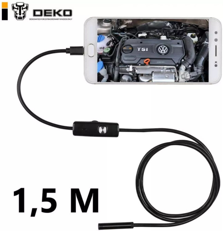 Эндоскоп водонепроницаемый WE-1.5 DEKO, 065-0184 купить в Ижевске