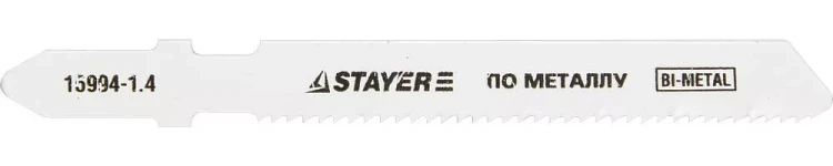Полотна STAYER "PROFI", T118AF, для эл/лобзика, Bi-Metall, по металлу (1,5-2мм), EU-хвост., шаг 1,4мм, 50мм, 2шт 15994-1.4_z01 купить в Ижевске