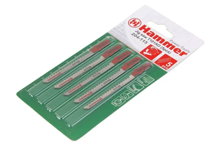 Пилки для лобзика HAMMER JG WD T101AO (5шт.) купить в Ижевске