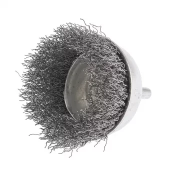 Щетка для дрели 65 мм &quot;чашка&quot; со шпилькой витая проволока  СИБРТЕХ 744777 купить в Ижевске