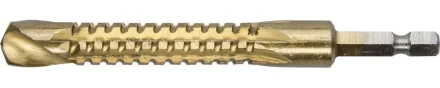 ЗУБР. Сверло фрезеровальное по дереву и тонкому листовому металлу, шестигранный хвостовик 1/4&quot;, 12х110мм 29966-12 купить в Ижевске