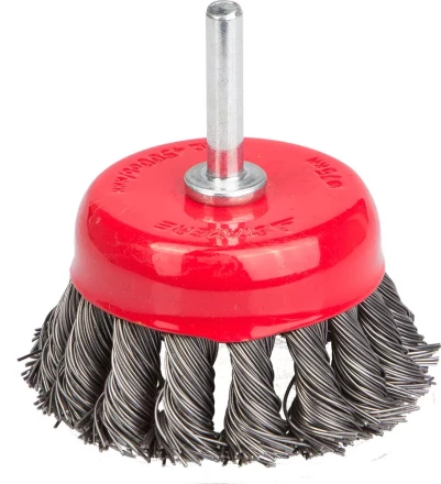 STAYER &quot;PROFESSIONAL&quot;. Щетка чашечная для дрели, жгутированная стальная проволока 0,5м, 75мм 35118-075_z01 купить в Ижевске