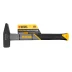 Молоток слесарный, 600 г Denzel, кованый, фибергласовая рукоятка c TPR покрытием, 10486 купить в Ижевске