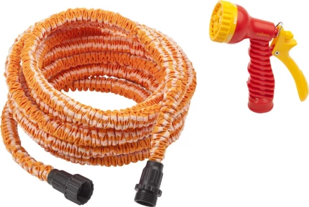 Набор поливочный GRINDA: удлиняющийся шланг 22,5м, пистолет-распылитель 7-ми позиционный 428496-22 купить в Ижевске