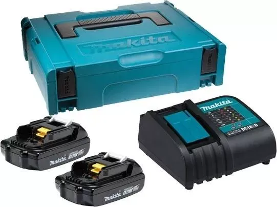 Набор 2 аккумулятора Makita BL1815B 1.5 Ач и Зарядное устройство DC 18 SD (197143-8) купить в Ижевске