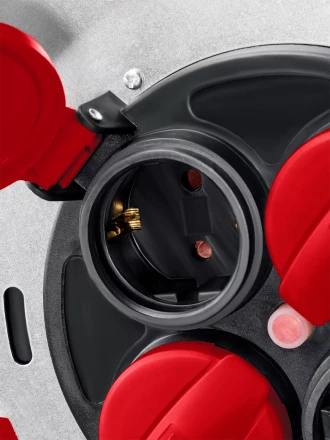 Силовые удлинители на стальной катушке  HEAVY DUTY 4.0, кабель КГ 3х2,5 кв мм 55086-30 купить в Ижевске