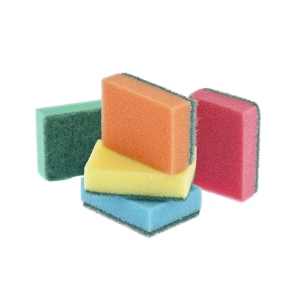 Губки для посуды Optima 96х64х27 мм 5шт ТМ Elfe 92351 купить в Ижевске